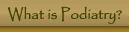 What is Podiatry?