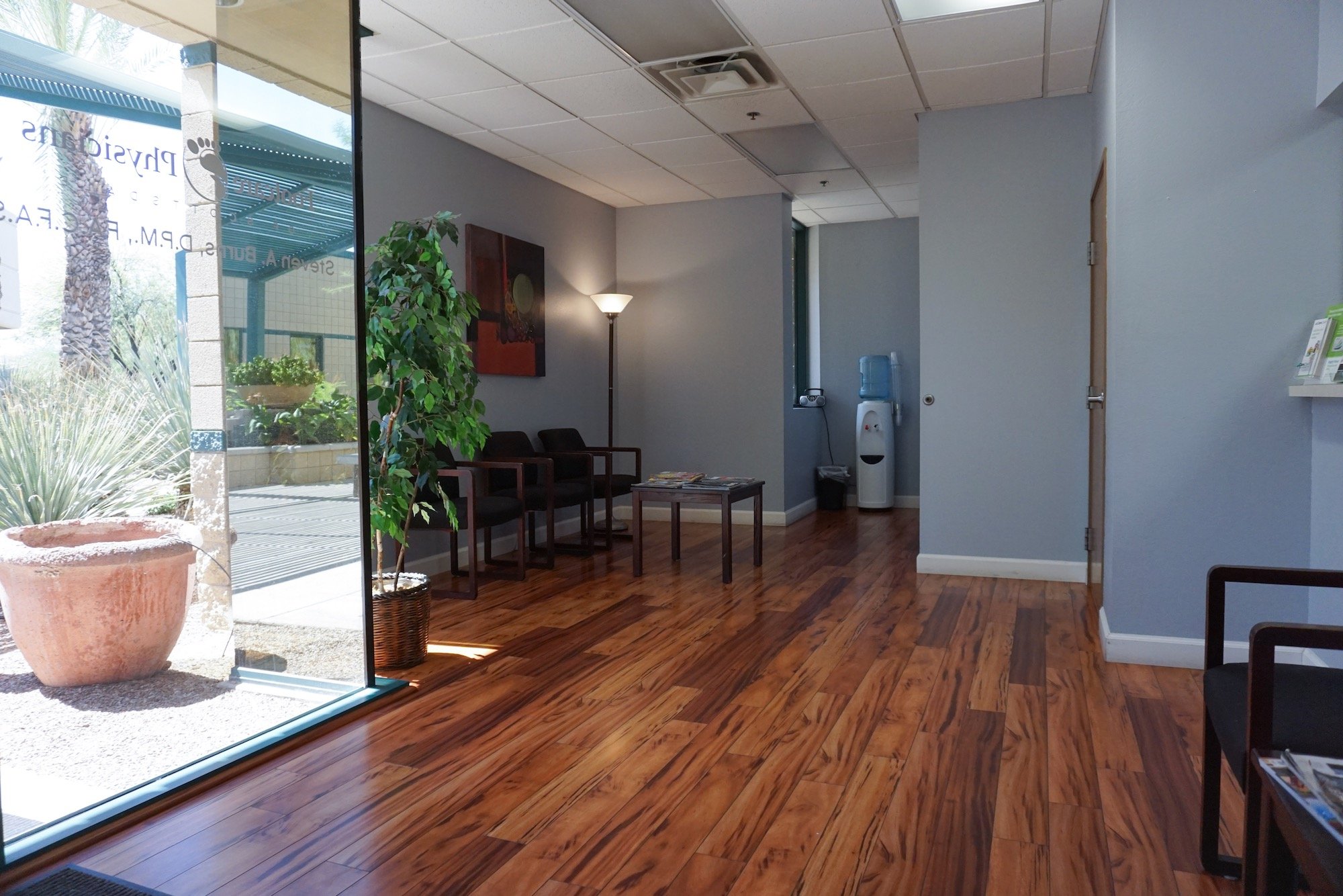 Scottsdale Podiatry Office Lobby Side View