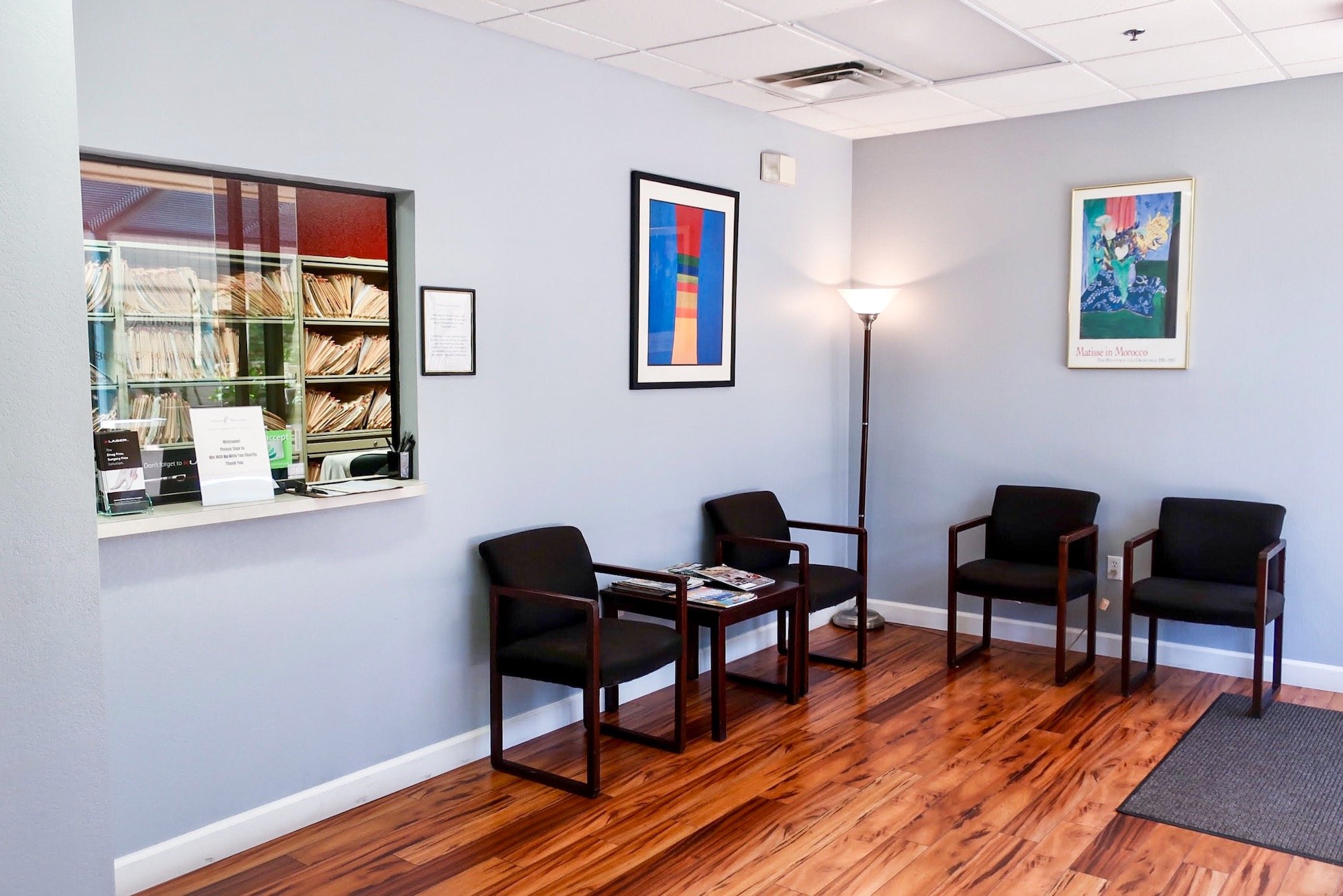 Lobby View of Arizona Foot Doctors of Scottsdale